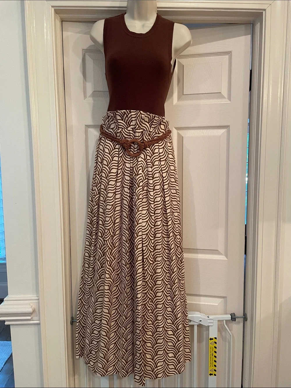 Eva Franco Noah dress in Montenegro brown sz 6